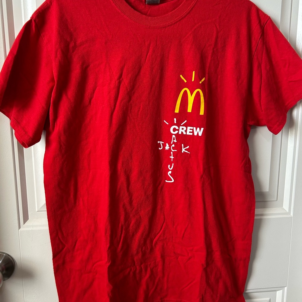 Travis Scott Cactus Jack x McDonalds Crew Tee Size medium